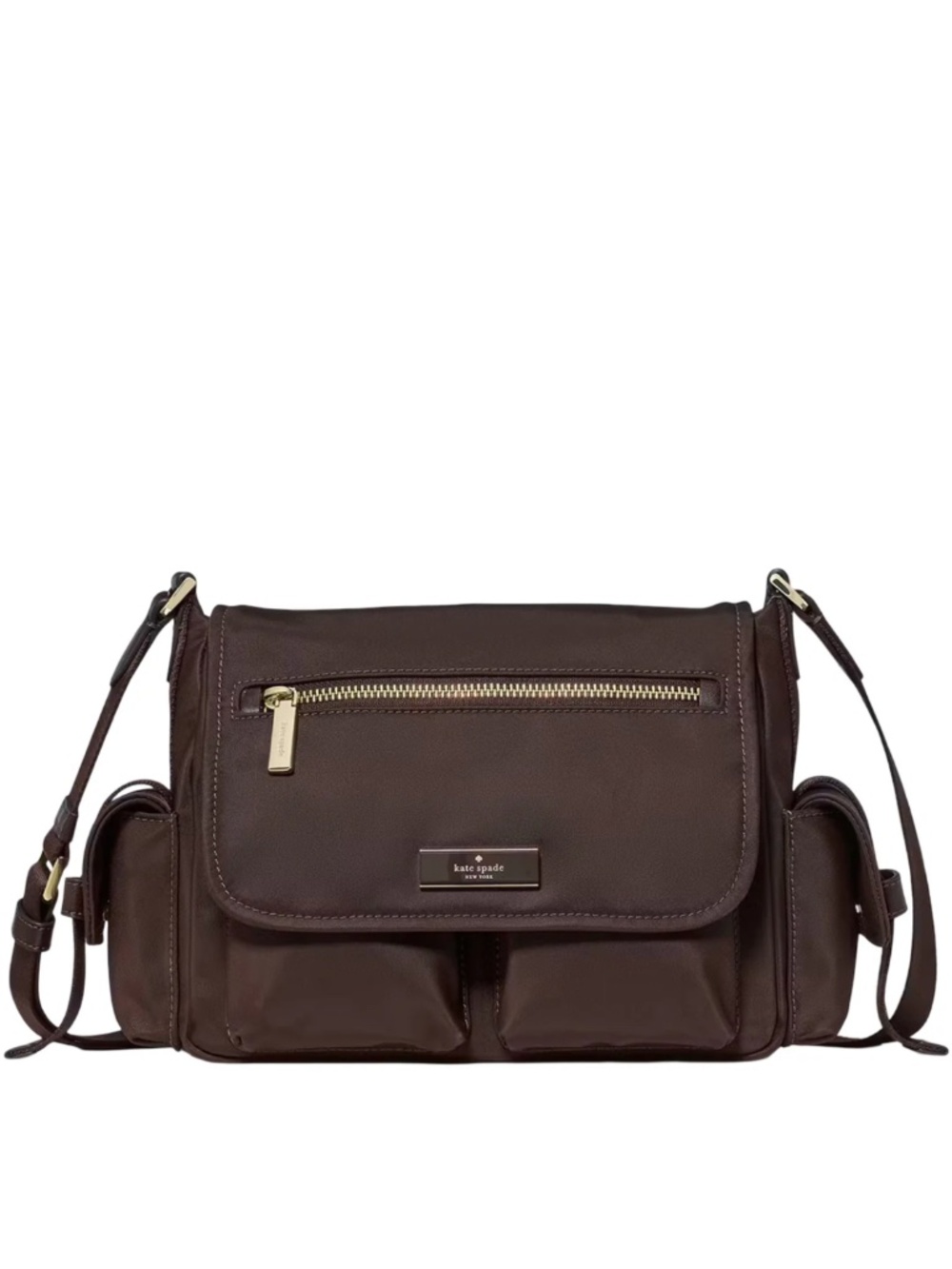 Carter Nylon Messenger Cargo Crossbody Bag NWT